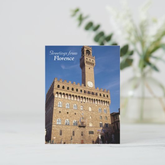 「Greetings from Florence」はがき ポストカード (スタンド正面)