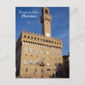 「Greetings from Florence」はがき ポストカード (正面)