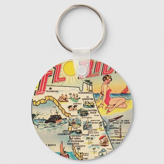 Greetings From Florida キーホルダー (正面)