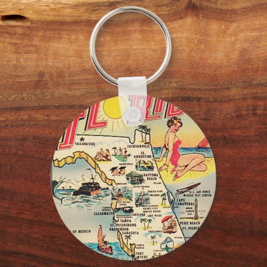 Greetings From Florida キーホルダー (裏面)