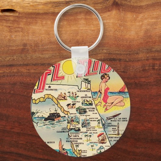 Greetings From Florida キーホルダー (正面)