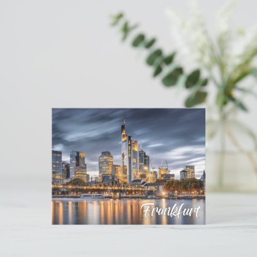 Greetings From Frankfurt, Germany ポストカード (スタンド正面)