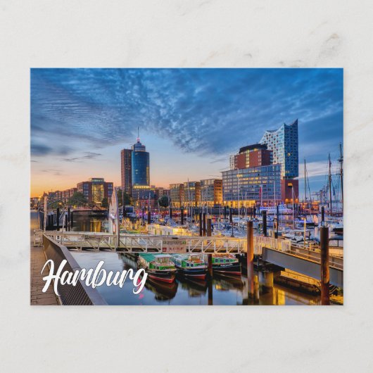 Greetings From Hamburg, Germany ポストカード (正面)