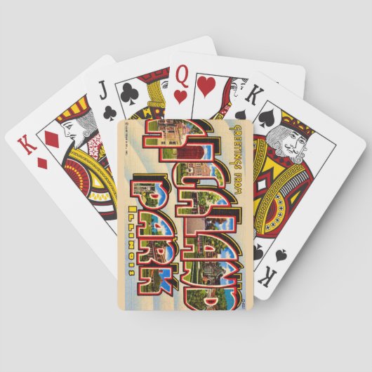 Greetings from Highland Park Playing Cards トランプ (裏面)