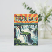 Greetings from Iguazu Falls ポストカード (スタンド正面)