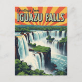 Greetings from Iguazu Falls ポストカード (正面)