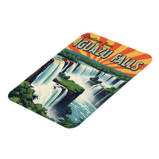 Greetings from Iguazu Falls マグネット (左側)