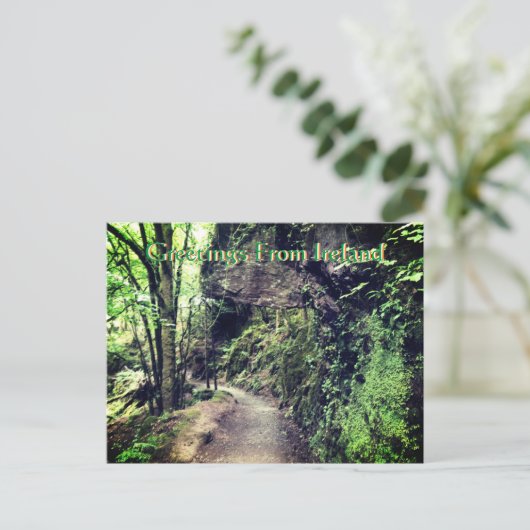 Greetings From Ireland Postcard ポストカード (スタンド正面)