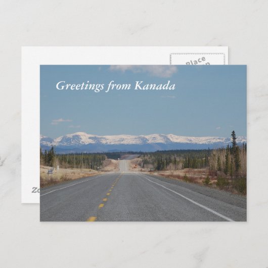 Greetings from Kanada ポストカード (正面/裏面)