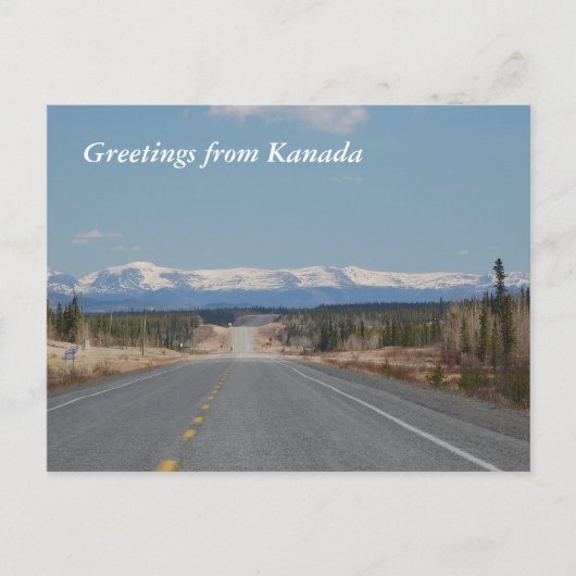 Greetings from Kanada ポストカード (正面)