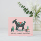 『Greetings from Krampus』スナーキー・クリスマス・ポストカード ポストカード (スタンド正面)