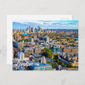 Greetings From London, England ポストカード (正面/裏面)