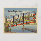 Greetings from Maine ポストカード (正面)