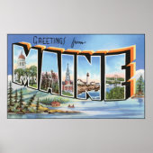 Greetings From Maine, Vintage ポスター (正面)