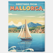 Greetings from Mallorca Spain Travel マグネット (正面)