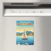 Greetings from Mallorca Spain Travel マグネット (インサイチュ (食洗機))