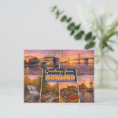 Greetings From Maryland Postcard ポストカード (スタンド正面)