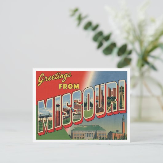 Greetings from Missouri ポストカード (スタンド正面)