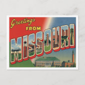 Greetings from Missouri ポストカード (正面)
