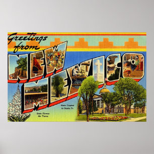 Greetings From New Mexico ポスター