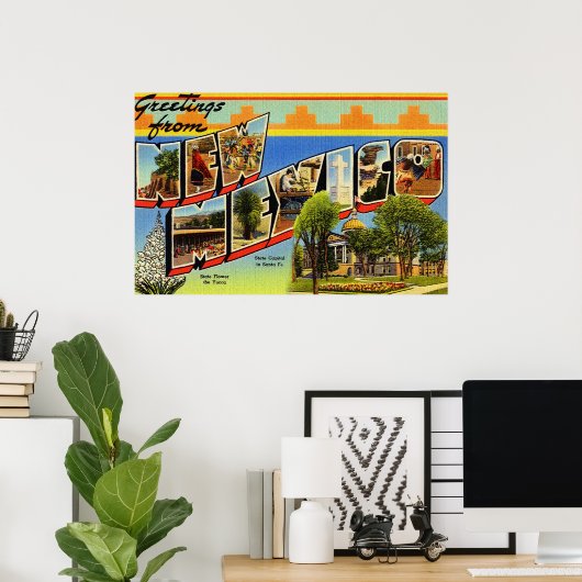 Greetings From New Mexico ポスター (ホームオフィス)
