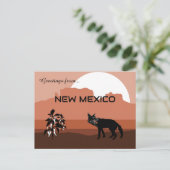 Greetings from New Mexico State  ポストカード (スタンド正面)