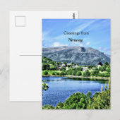 Greetings from Norway ポストカード (正面/裏面)