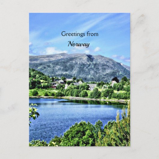 Greetings from Norway ポストカード (正面)