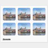 Greetings from Passau, Germany スクエアシール (シート)