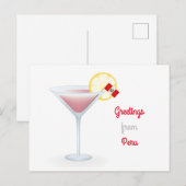 Greetings From Peru Coctel Holiday Pustcard シーズンポストカード (正面/裏面)