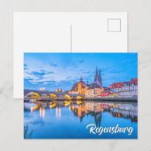 Greetings From Regensburg, Germany ポストカード (正面/裏面)