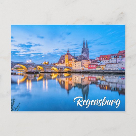 Greetings From Regensburg, Germany ポストカード (正面)