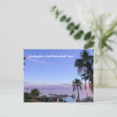 Greetings from South Padre Island Texas! ポストカード (スタンド正面)