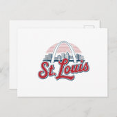 Greetings from St. Louis, Gateway Arch Travel ポストカード (正面/裏面)