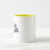 Greetings from Strait of Hormuz Iran Mug ツートーンマグカップ (中央)