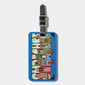  Greetings from Syracuse NY ラゲッジタグ (正面縦)