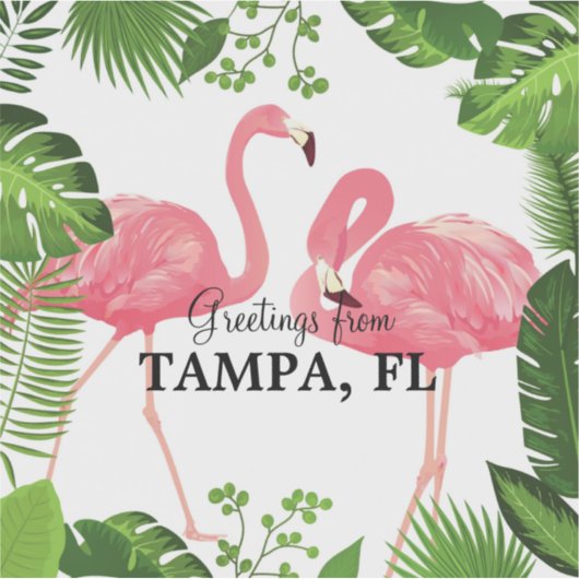 Greetings from Tampa, Florida シール (正面)