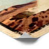 Greetings from the Sun Retro Sci‑Fi Poster ポスター (角)