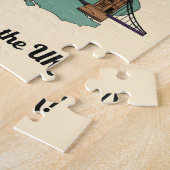 Greetings from the UK British Landmarks Travel ジグソーパズル (側面)