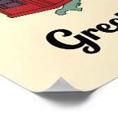 Greetings from the UK British Landmarks Travel ポスター (角)