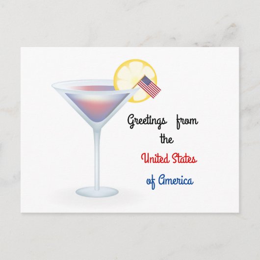 Greetings From the USA Holidayはがき シーズンポストカード (正面)