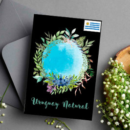Greetings from Uruguay Natural Blue  ポストカード