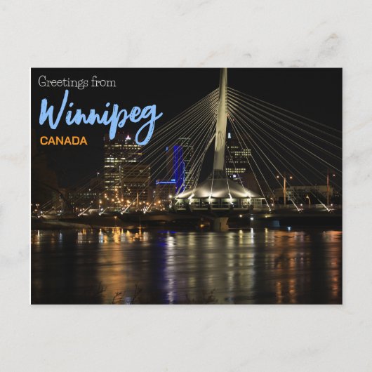 Greetings from Winnipeg Canada Postcard ポストカード (正面)