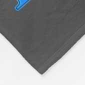 Greetings Huzz Raccoon Meme Chaos Humor Vibes  フリースブランケット (角)