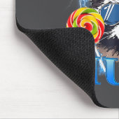 Greetings Huzz Raccoon Meme Chaos Humor Vibes  マウスパッド (コーナー)