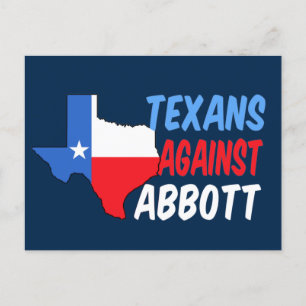 Greg Abbottに対するTexans ポストカード