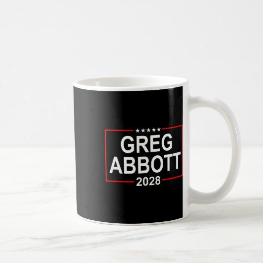 Greg Abbott 2028 大統領選挙 7月4日 リ コーヒーマグカップ (右)