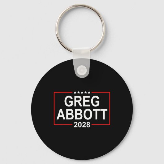 Greg Abbott 2028 Presidential Election July 4th Re キーホルダー (正面)