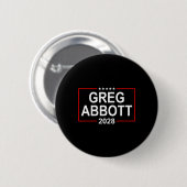 Greg Abbott 2028 Presidential Election July 4th Re 缶バッジ (正面&裏面)