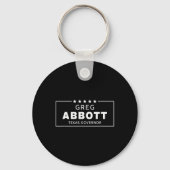 Greg Abbott Election Texas Governor Republican Red キーホルダー (正面)